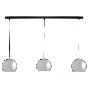 13605505001/100323 Люстра ball, 3 плафона, 100х169 см, хром в глянце Frandsen