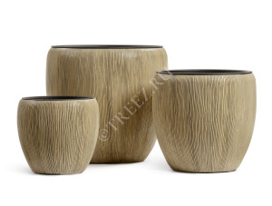 41.3320-06-044-BBW-49 Кашпо  Effectory - серия Wow - Конус-Чаша - Песчаная дюна Цветочная коллекция