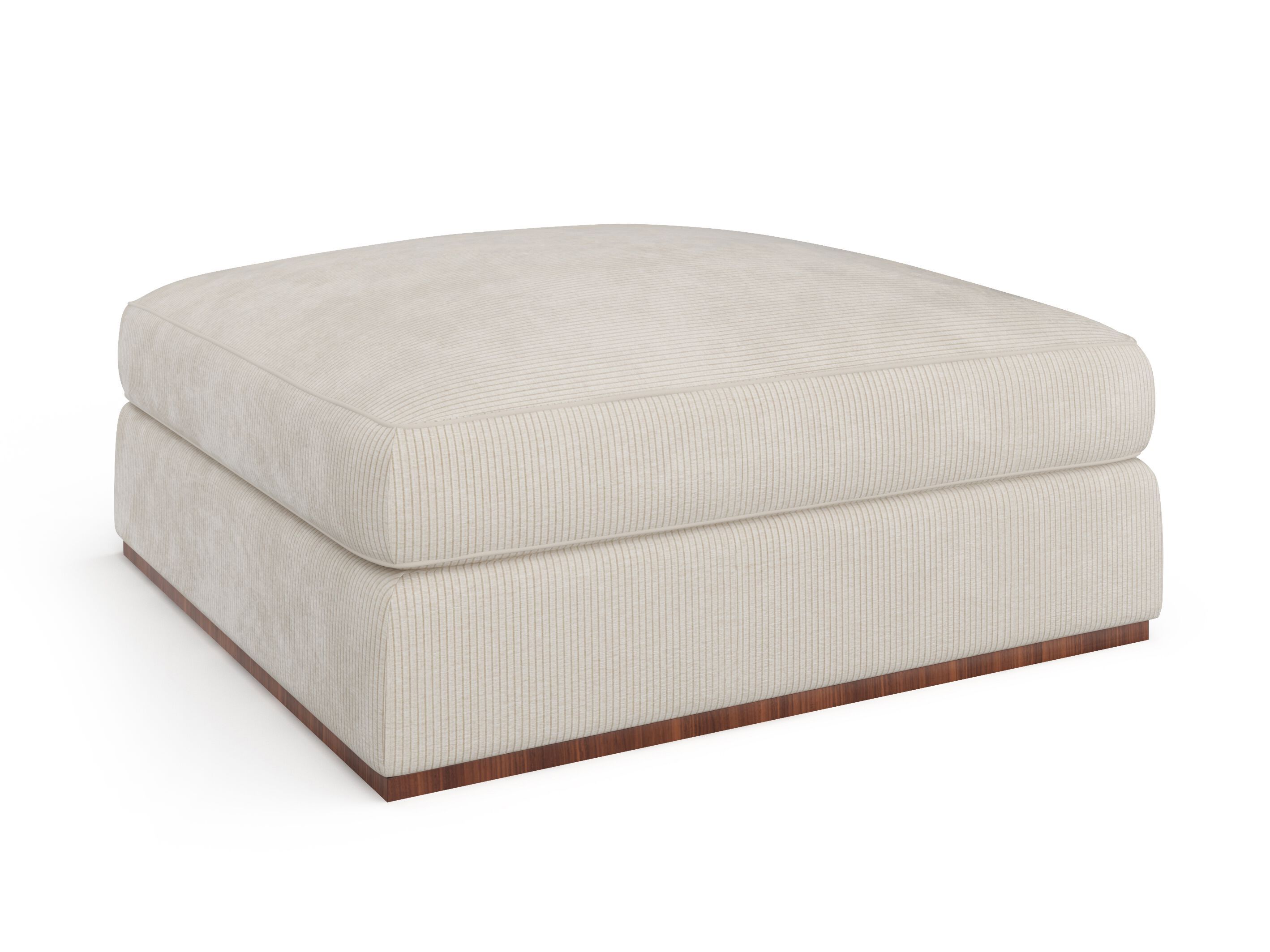 Квадратный бархатный пуф Caracole красивый ARCH-00020125 - Вид №2