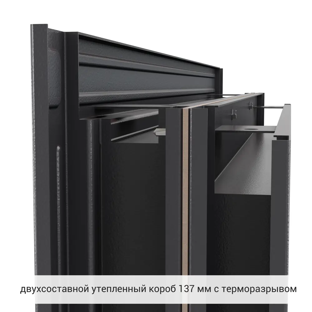 Дверь металлическая Термо С-2, 880 мм, левая, цвет белый 82128404 STLM-2021610 TOREX  - Вид №9