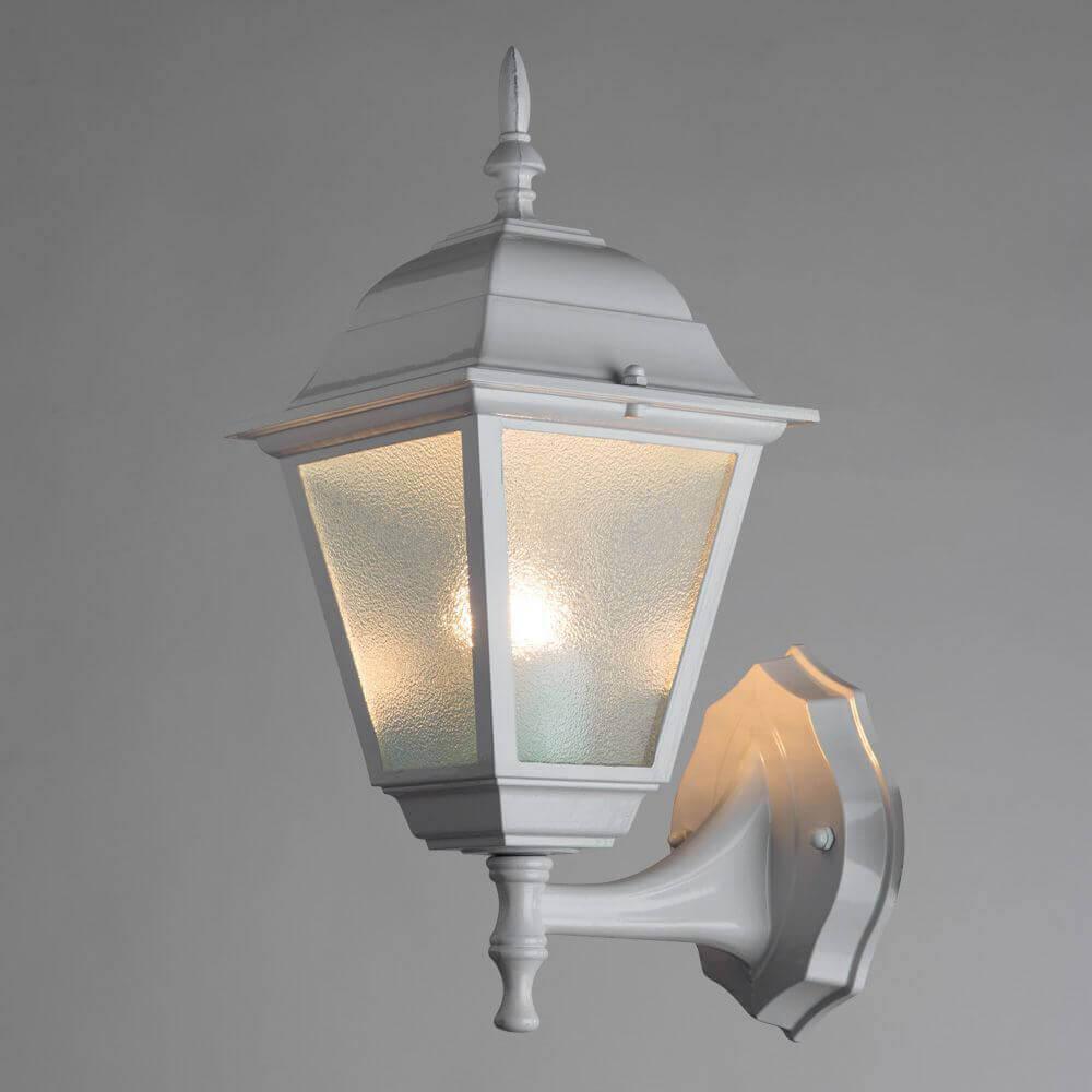 Уличный настенный светильник белый Arte Lamp Bremen A1011AL-1WH ARTE LAMP ПОД СТАРИНУ, ФОНАРЬ 00-3897321 Белый  - Вид №2