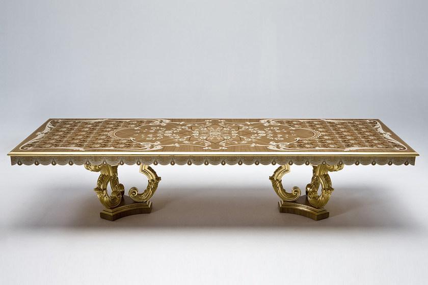 Rozzoni Прямоугольный деревянный стол для гостиной Palazzo Pl212 - Вид №1