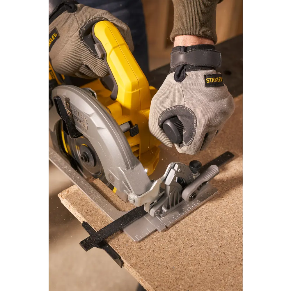 Циркулярная пила аккумуляторная Stanley Fatmax SFMCS550B-XJ, 18 В, 190 мм, без АКБ и ЗУ STLM-2064637 - Вид №9