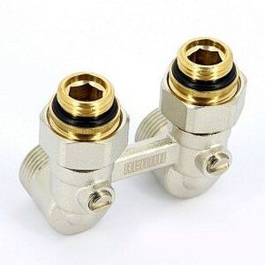 REHAU Узел НН угловой для радиаторов с нижней подводкой 1/2"x3/4" ЕК