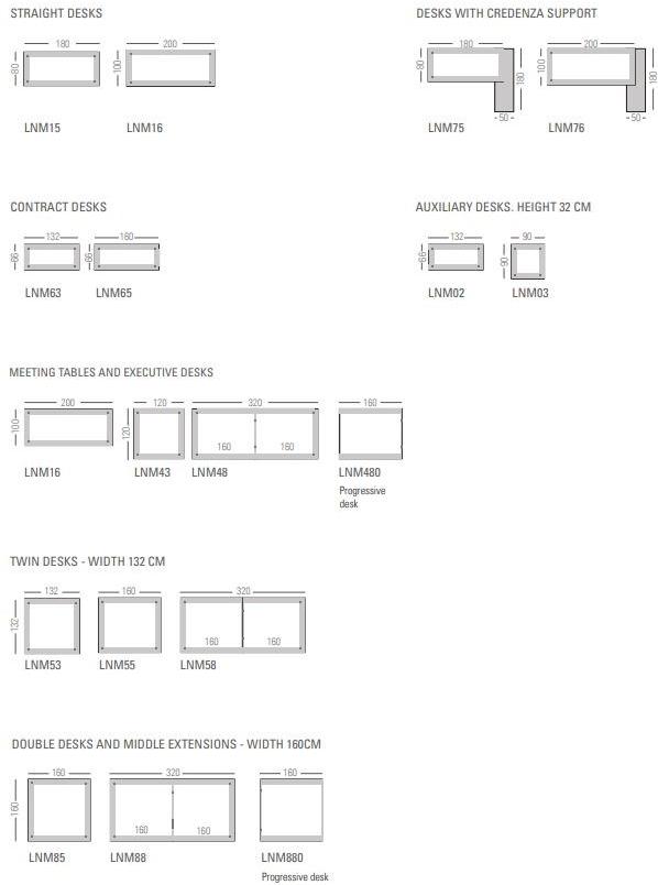 ACTIU Прямоугольный стол из алюминия Longo sun-id-1475801 - Вид №19