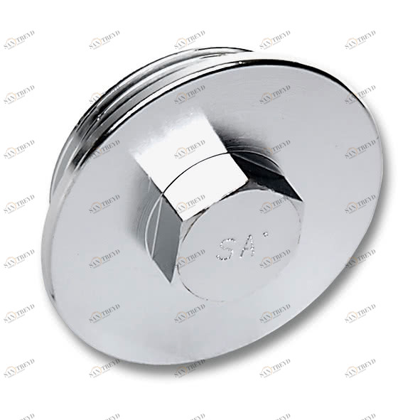 275112C SANHA 751 соед.для шлангов, хром., заглушка 1/2 мм 