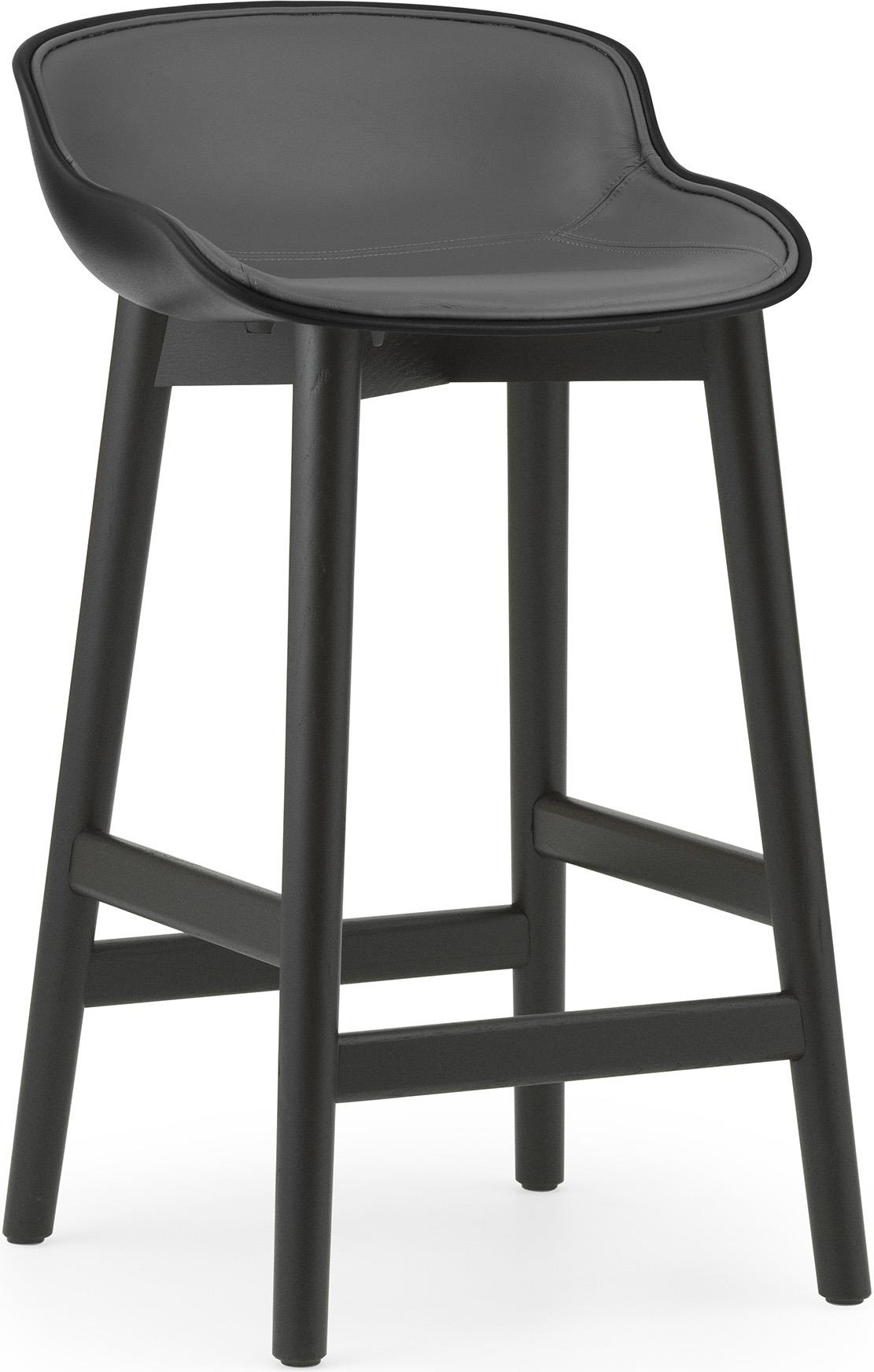 605147 Барный стул 65 см Передняя обивка Black Oak Black / Ultra Leather Normann Copenhagen Hyg 