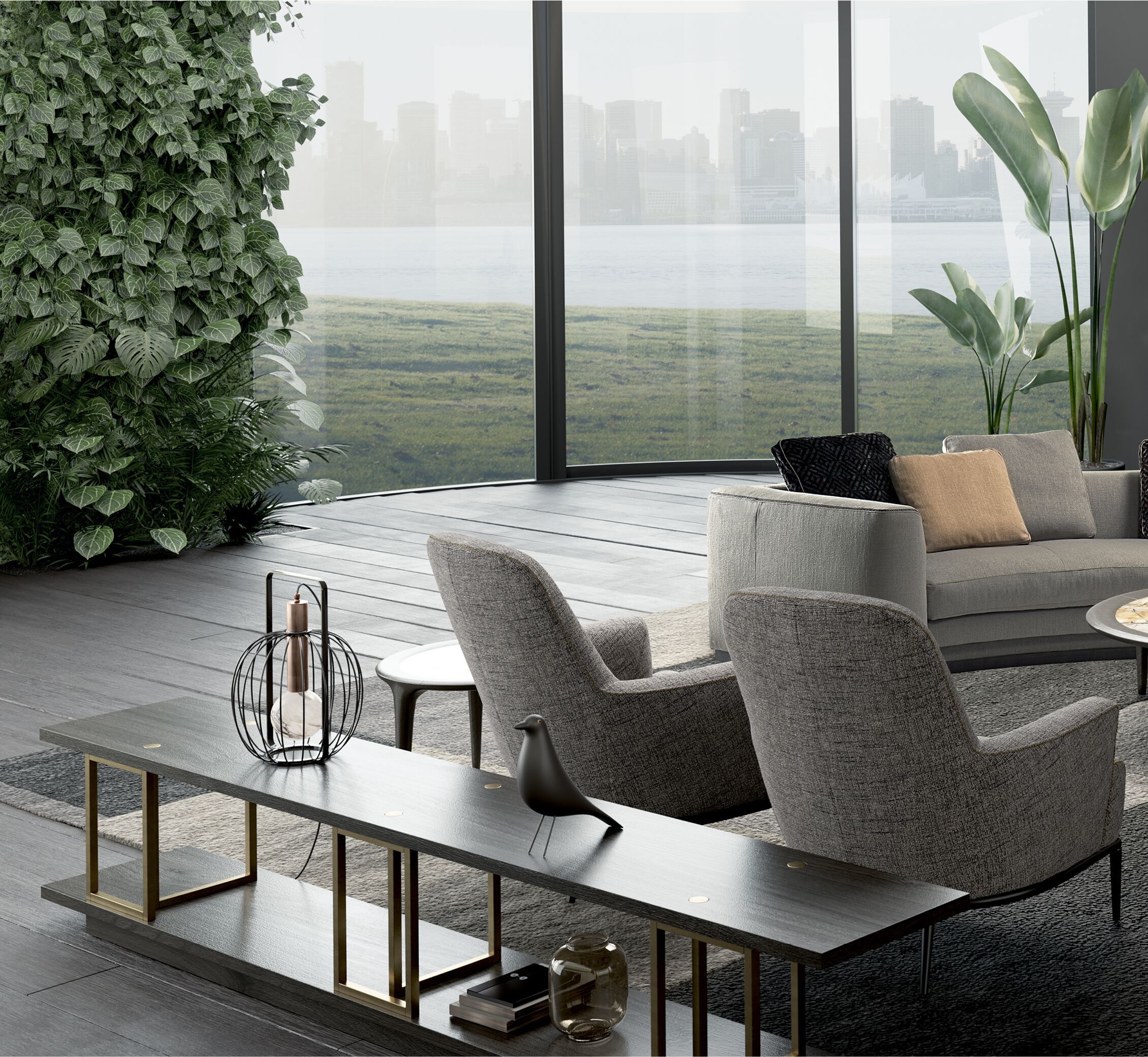 Металлическая светодиодная настольная лампа Borzalino ARCH-00082605 - Вид №9