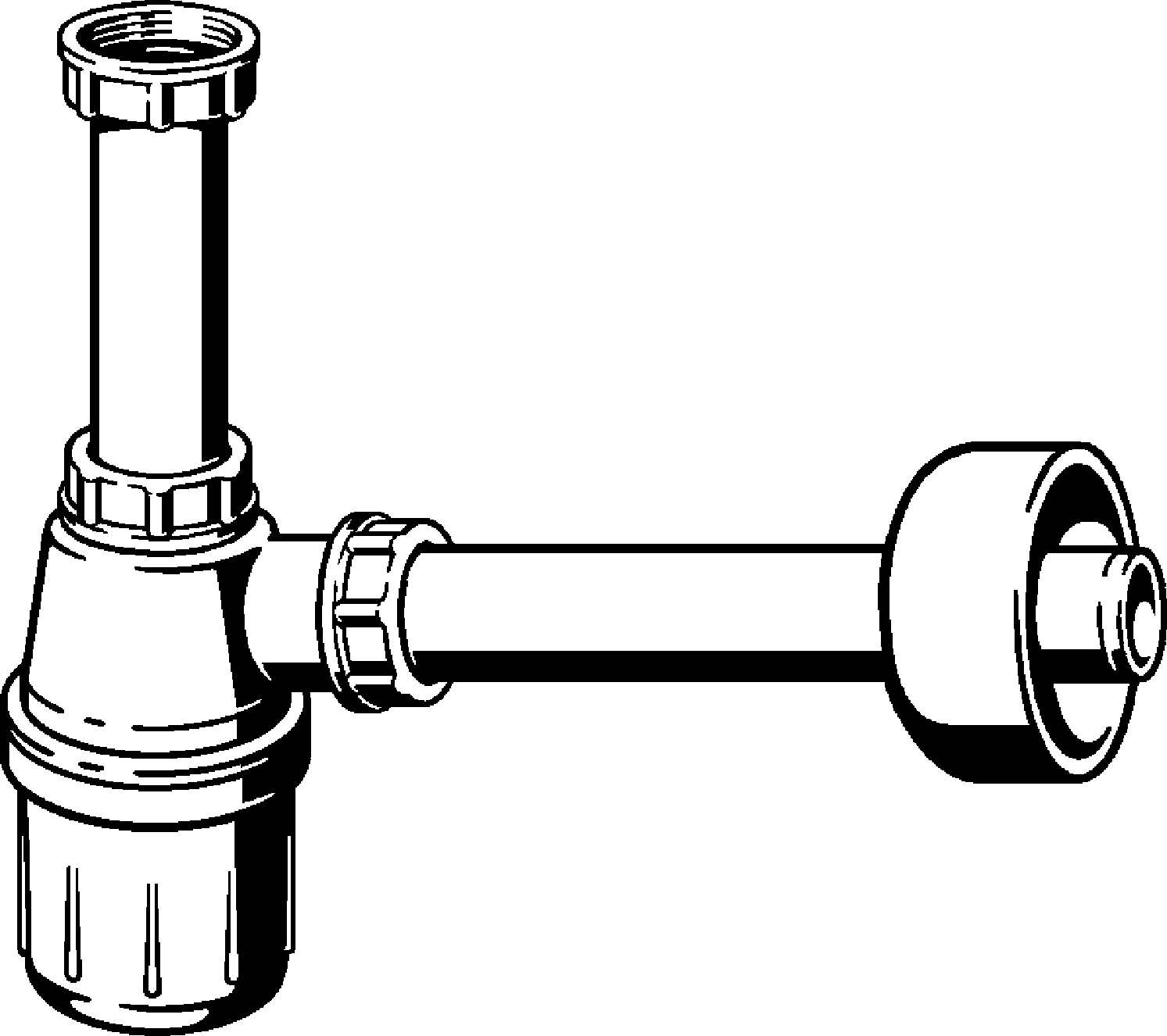 Viega Бутылочный сифон 5725 (151560) 151 560 - Вид №1