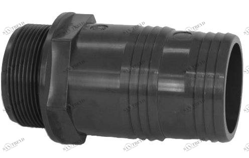 SANIT 72102001225 Шланг, PVC-U, с внешним резьбовым соединением 