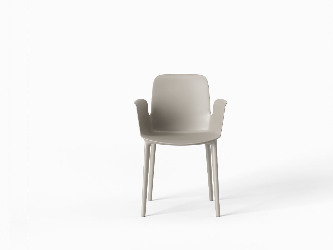 Пластиковый стул с подлокотниками FREZZA Fior di Lotus Plastic ARCH-00016870 - Вид №2