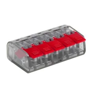 90865043 Клемма EKF PROxima СМК 221-415 5 отверстий 0.2-4.0 мм² 5 шт STLM-1110776
