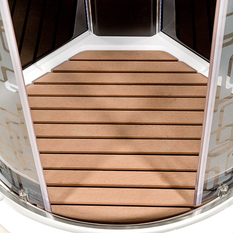 ЕМ1510 LED Душевая кабина DETO Серия EM BМ1590 N с гидромассажем BLACK - Вид №18