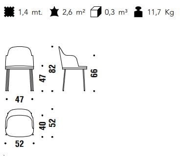 Стул с подлокотниками MOROSO драгоценный ARCH-00122885 - Вид №6