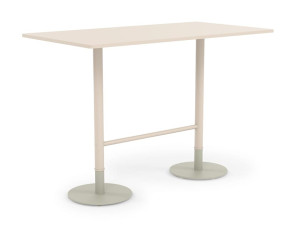 Алюминиевый прямоугольный высокий садовый стол