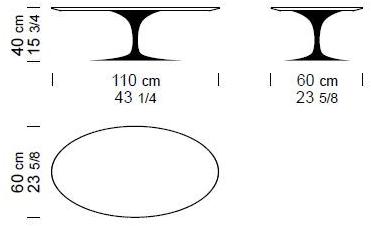 Borzalino Овальный мраморный журнальный столик sun-id-1434863 - Вид №7