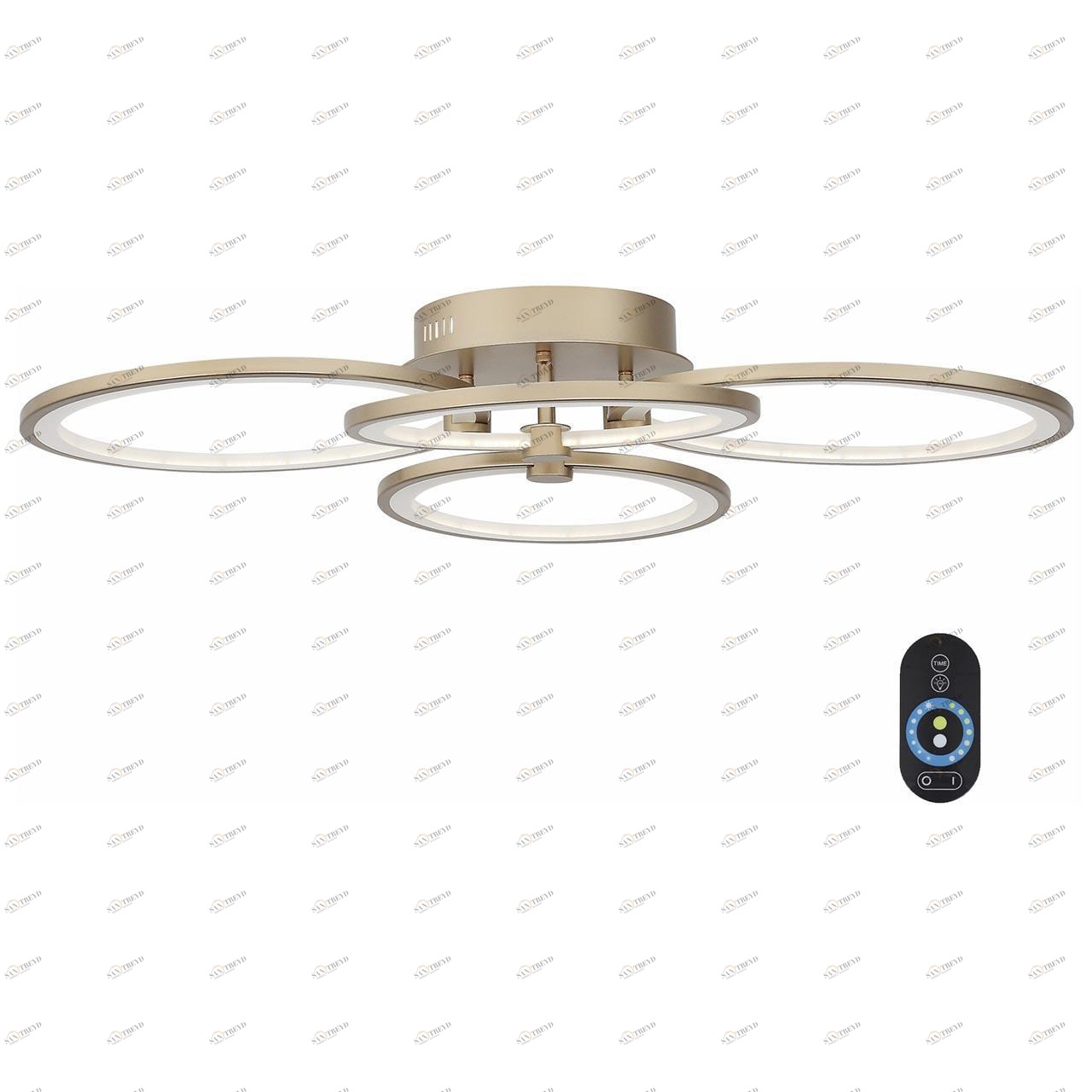 Потолочная светодиодная люстра ST Luce Twiddle Dimmer SL867.302.04 ST LUCE ДИЗАЙНЕРСКИЕ, TWIDDLE DIMM BRONZE 137104 Бронза 