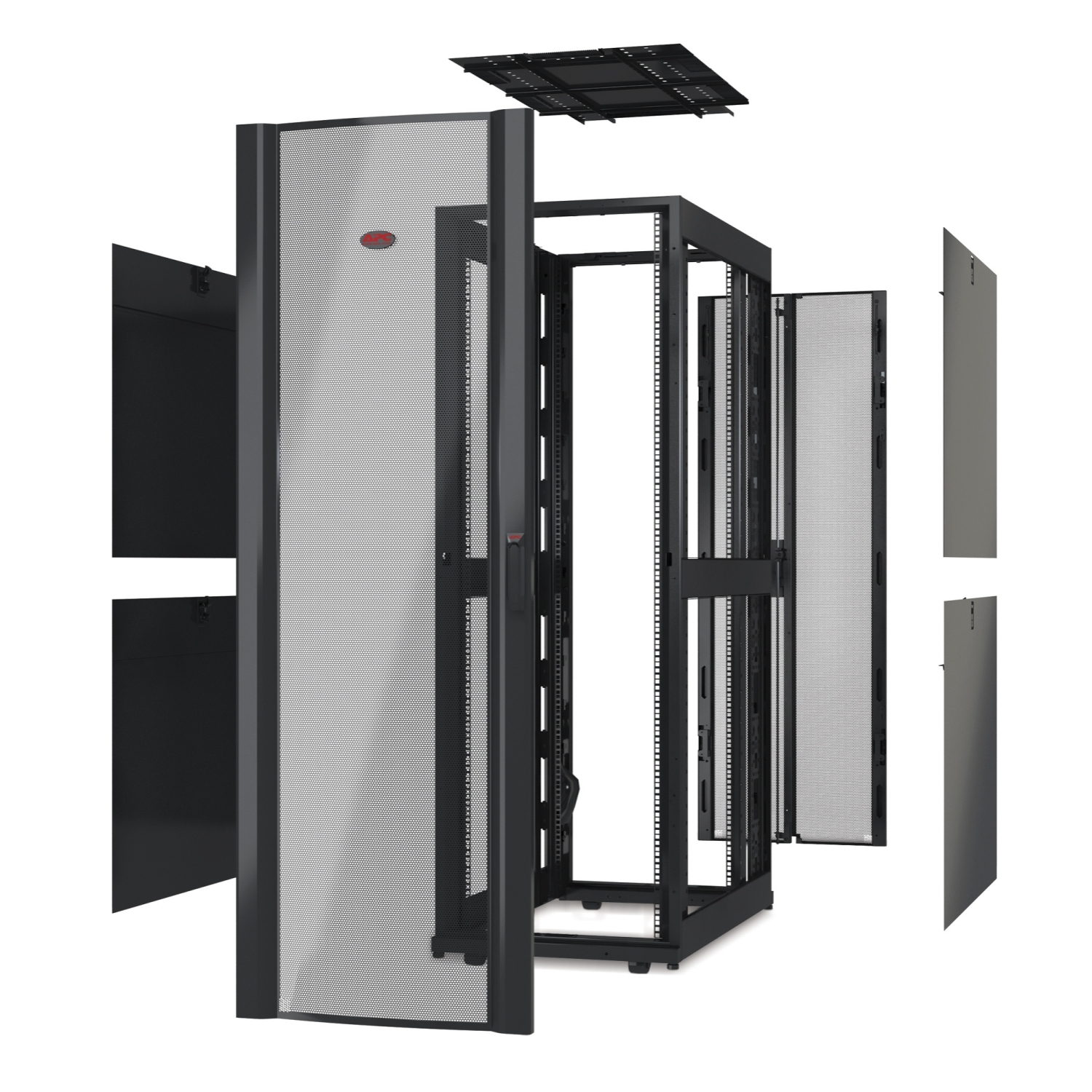 AR3300X610 Шкаф NetShelter SX 42U 600х1200мм, без дверей, черный Schneider Electric 