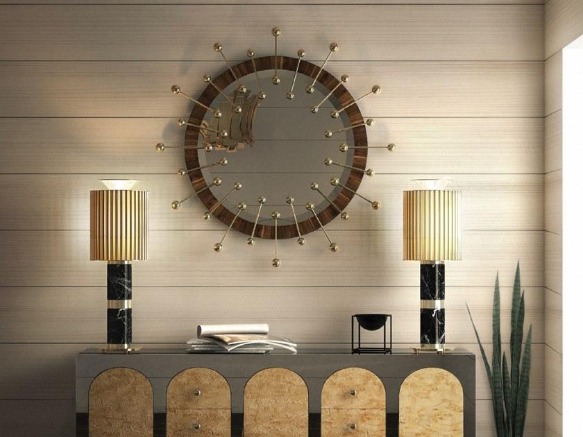 Essential Home Круглое настенное зеркало sun-id-1485554 - Вид №1