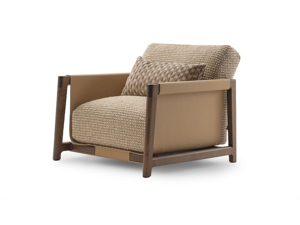 Ткань и кожа кресло для жизни Turri Kyma ARCH-00110375