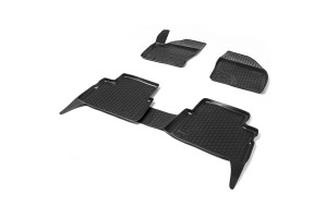 15920375 Коврик салона для Ford Kuga I 2008-2012, полиуретан, с перемычкой, 4 шт., 99018008001 AutoFlex