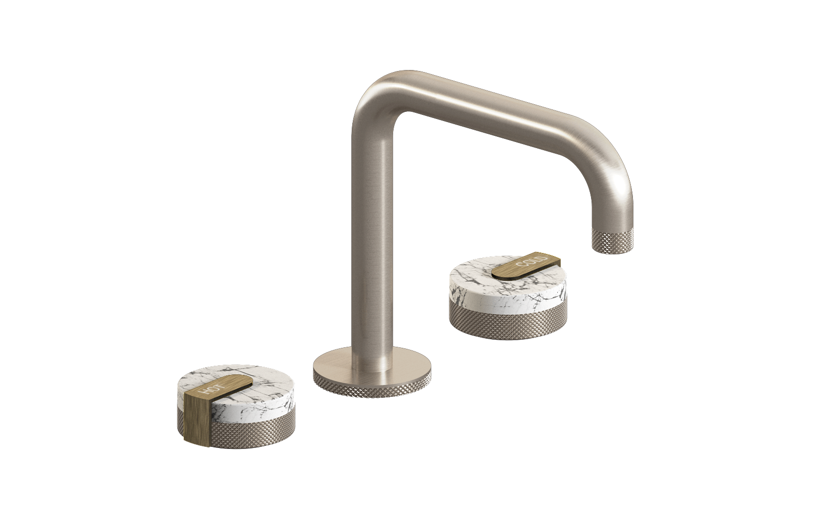 E-11511-R2MW-L1VBB-BNi Смеситель для умывальника на 3 отвертия GRAFF MOD+