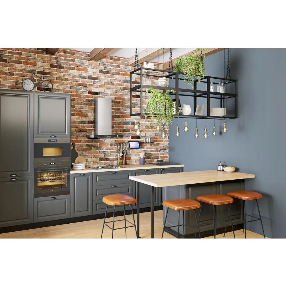 Комплект для установки кухонного цоколя KONSENSA 10 см ПВХ цвет черный Santreyd STLM-2165002 - Вид №6