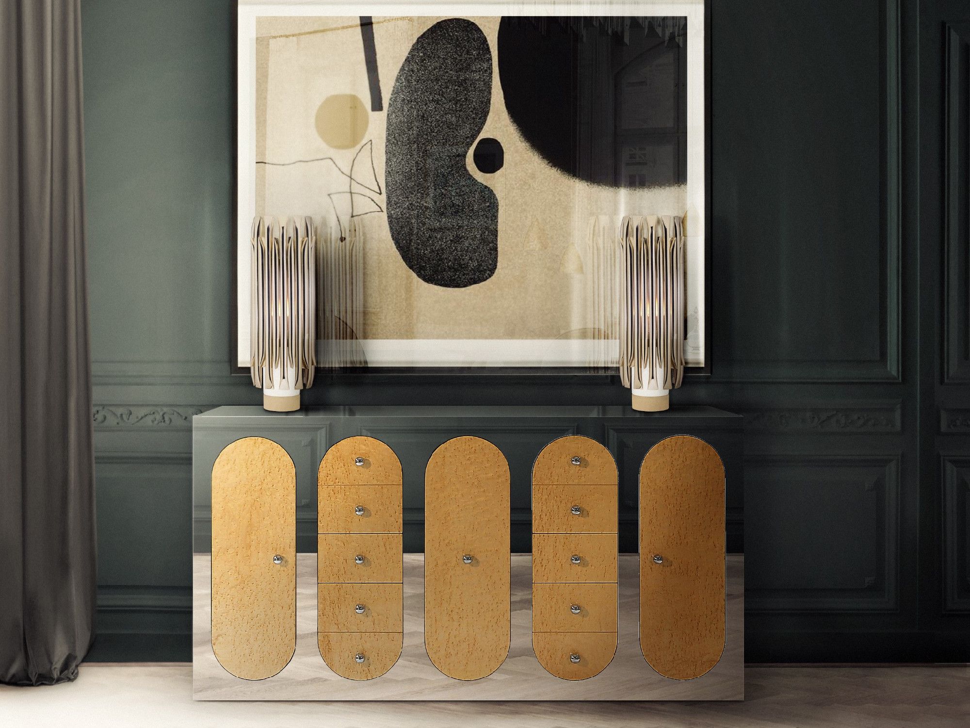 Шкаф из нержавеющей стали с распашными дверями Essential Home CLAIRE ARCH-00072103 - Вид №3