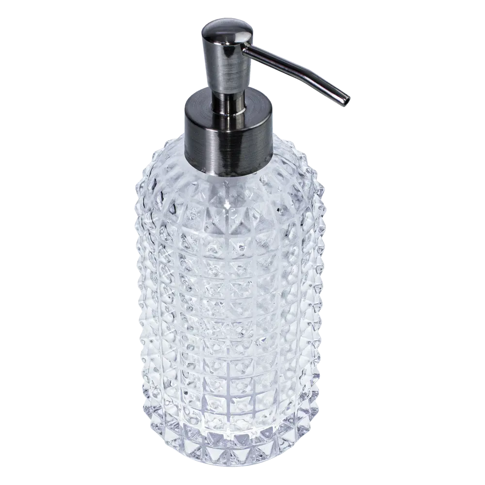 Стеклянный дозатор для мыла PROFFI HOME с хромированным носиком 85323587 Glass STLM-0061372 - Вид №1