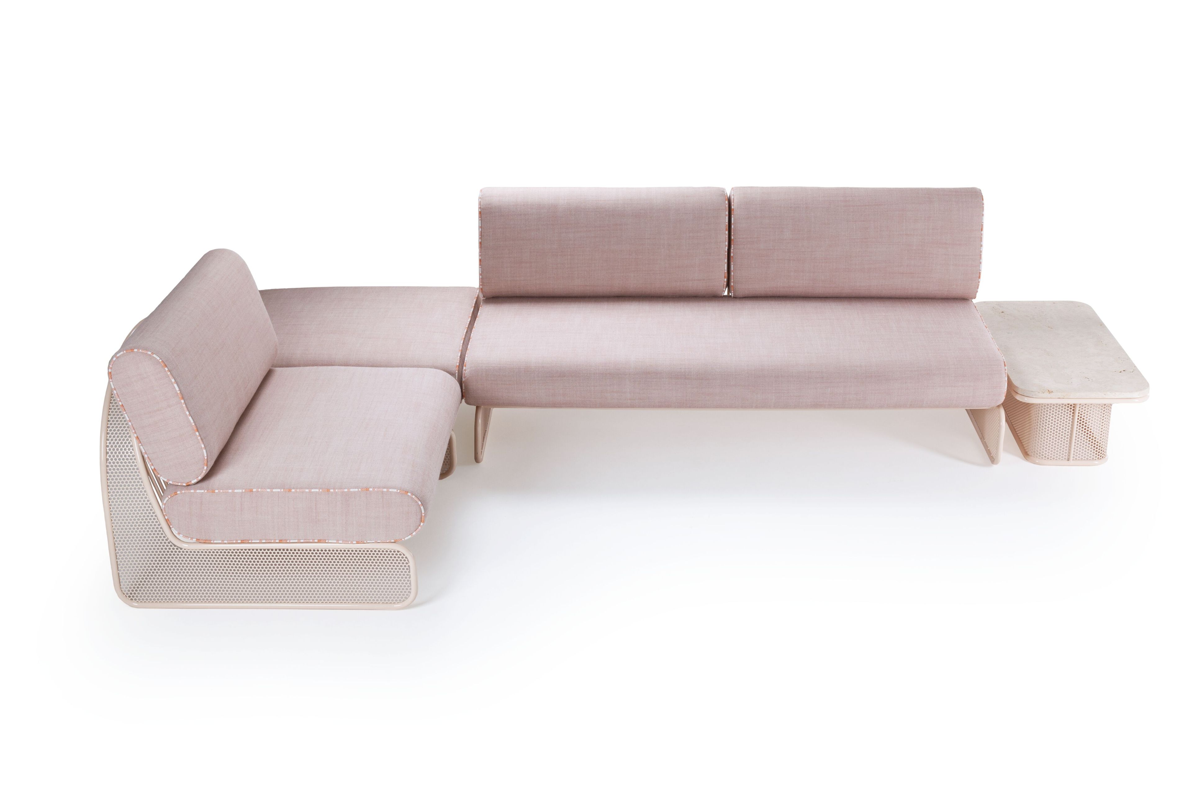 2-местный тканевый секционный садовый диван Mambo Unlimited Ideas Ривьера ARCH-00137896 - Вид №1