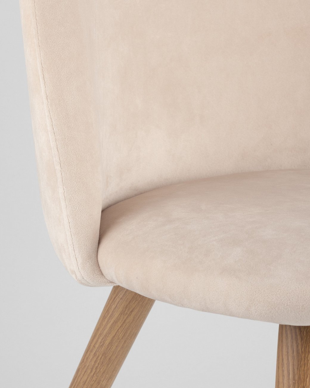 Стул со спинкой кремовый "Лион" STOOL GROUP ДИЗАЙНЕРСКИЕ, ИНТЕРЬЕРНЫЕ 00-3946190 Бежевый  - Вид №7