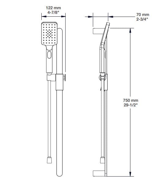 Термостатический набор для душа с душем BARIL Accent B56 ARCH-00113372 - Вид №4