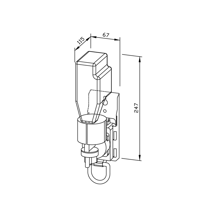 727185 Дозатор пенного мыла для монтажа в тумбу WP173-5 WAGNER_EWAR Wagner Ewar  - Вид №1