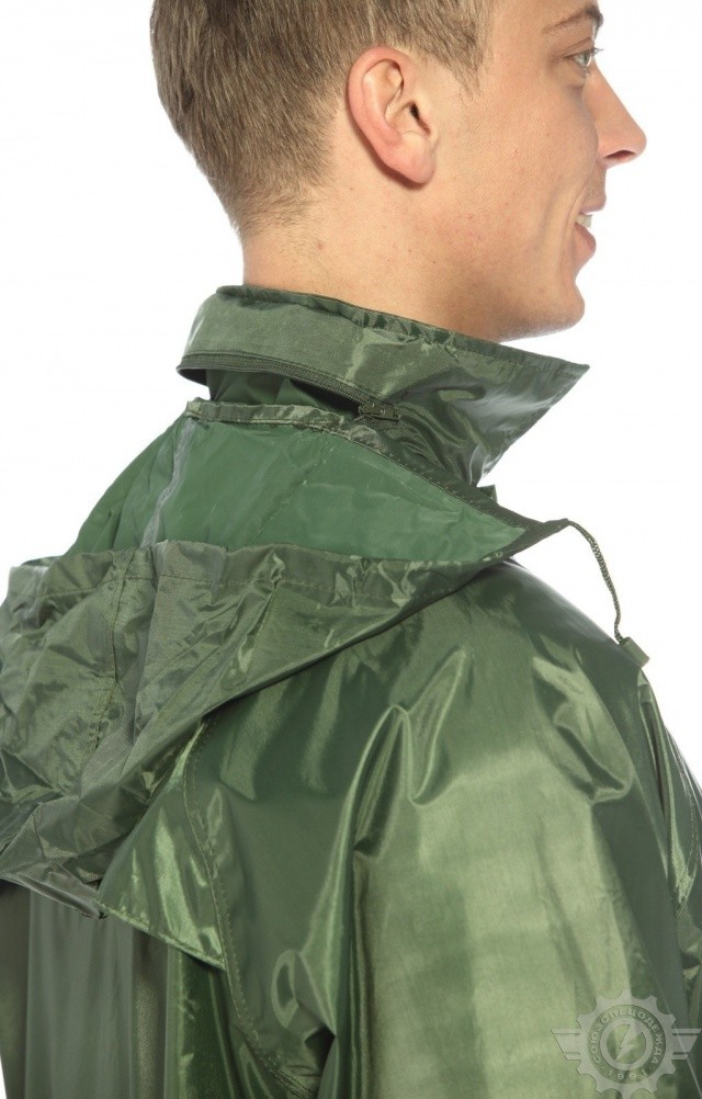 5041816 Плащ Альбатрос влагозащитный ЛАЙТ М зеленый  Непромокаемая спецодежда  размер XXL  - Вид №11