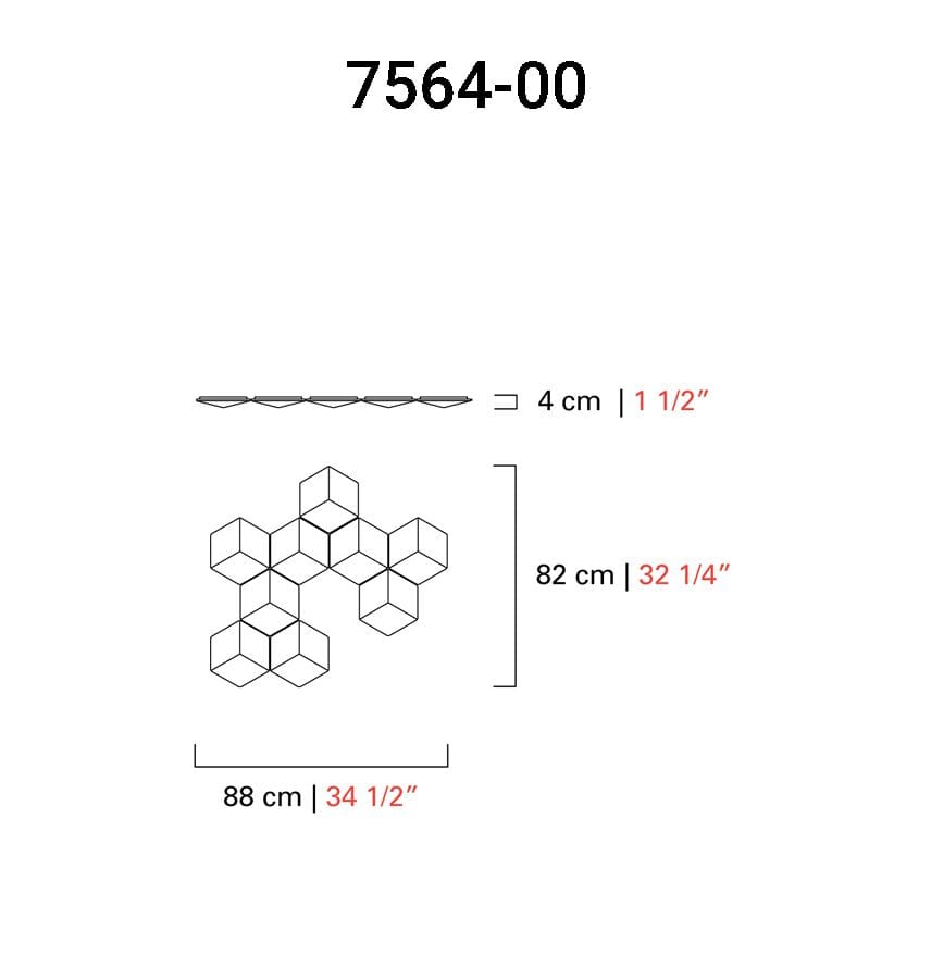 Венецианский Кристалл ручной работы потолочный светильник Barovier&Toso Webb ARCH-00045268 - Вид №4