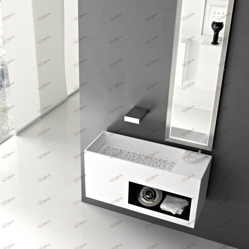 45746 Подвесная раковина настенная овальная Toscoquattro  белая 