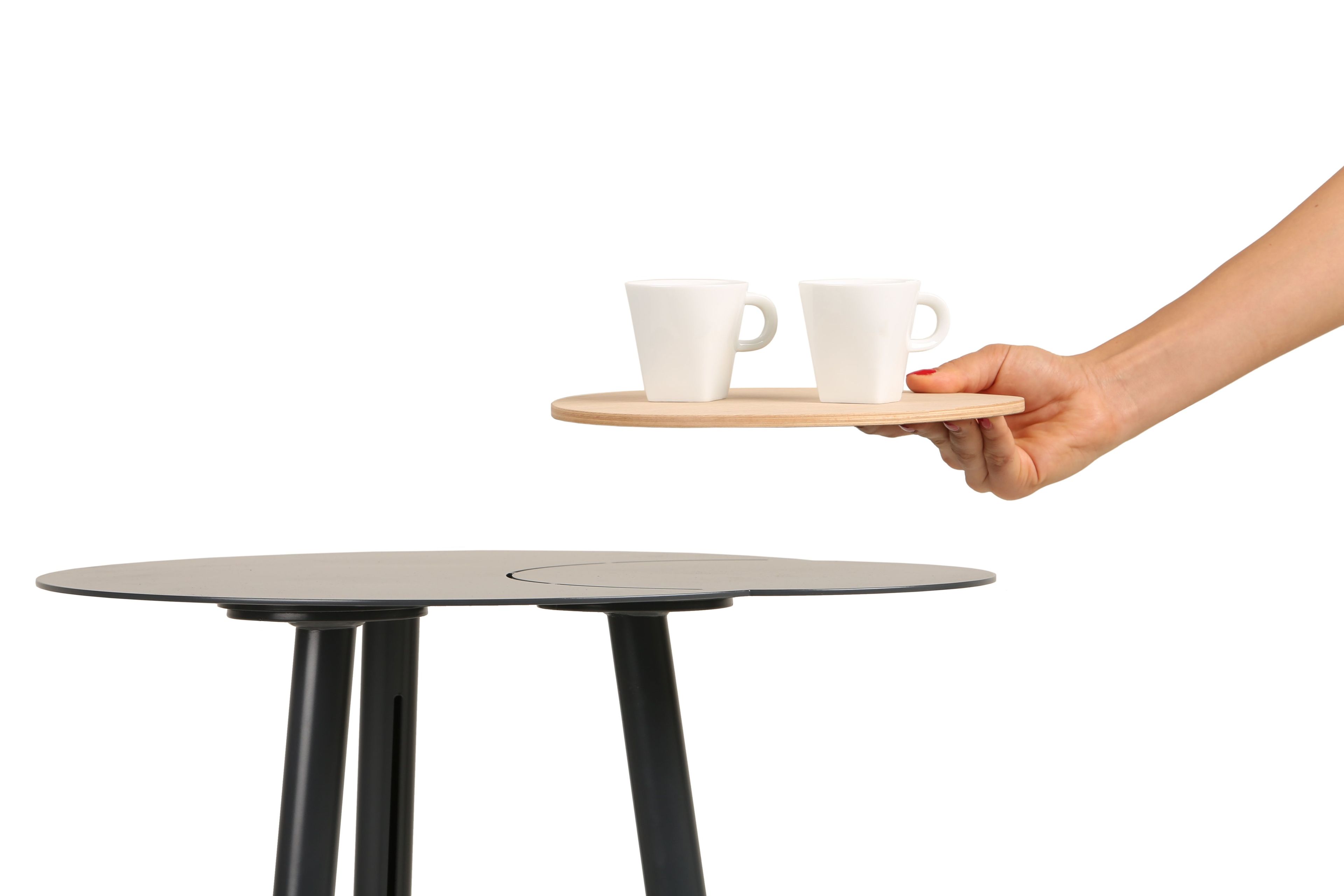 Круглый журнальный столик с подносом True Design облако ARCH-00002456 - Вид №8