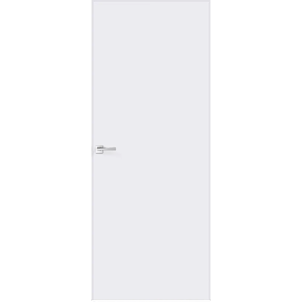 Дверь межкомнатная глухая Invisible 80x200 см правая под покраску (с замком) 85599874 STLM-2089364 VELLDORIS 