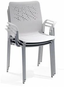 ACTIU Стул для конференций штабелируемый с подлокотниками Urban