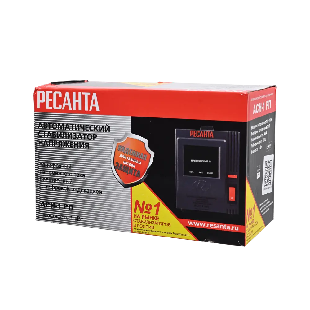 Стабилизатор напряжения Ресанта АСН-1 РП 1 кВт STLM-2173440 - Вид №15