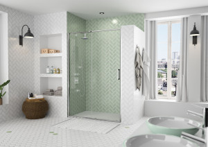 Дверь в нишу AR8SL160REC Merlyn Arysto Хромированный