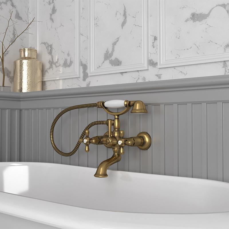 Paini Liberty 17F3105KM смеситель для ванны с аксессуаром - Вид №1