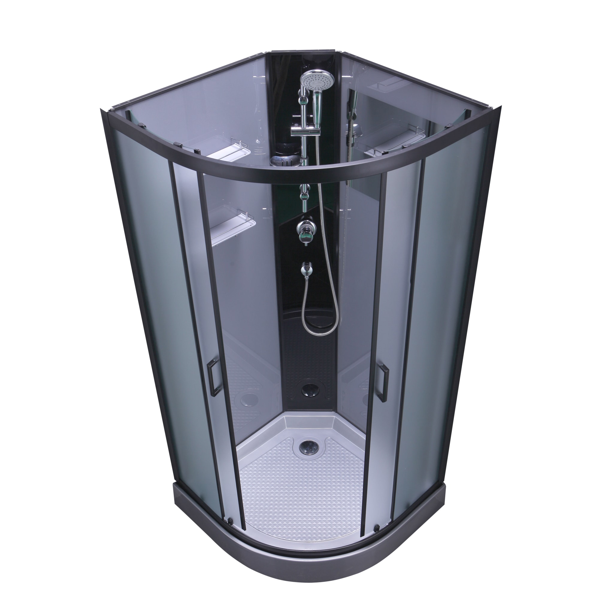 82138070 Душевая кабина Ferro низкий поддон 100х100 см Santreyd  - Вид №2