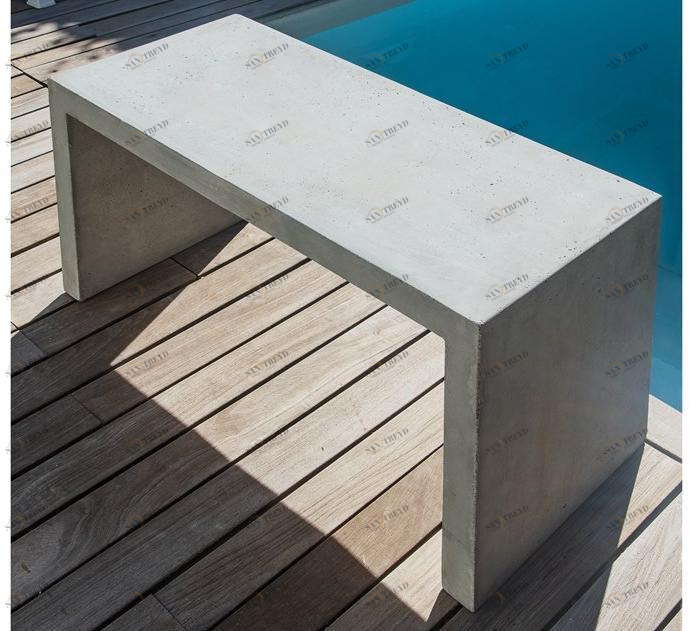 PAOLELLI GARDEN Садовая скамейка из бетона Cimento 53 5338