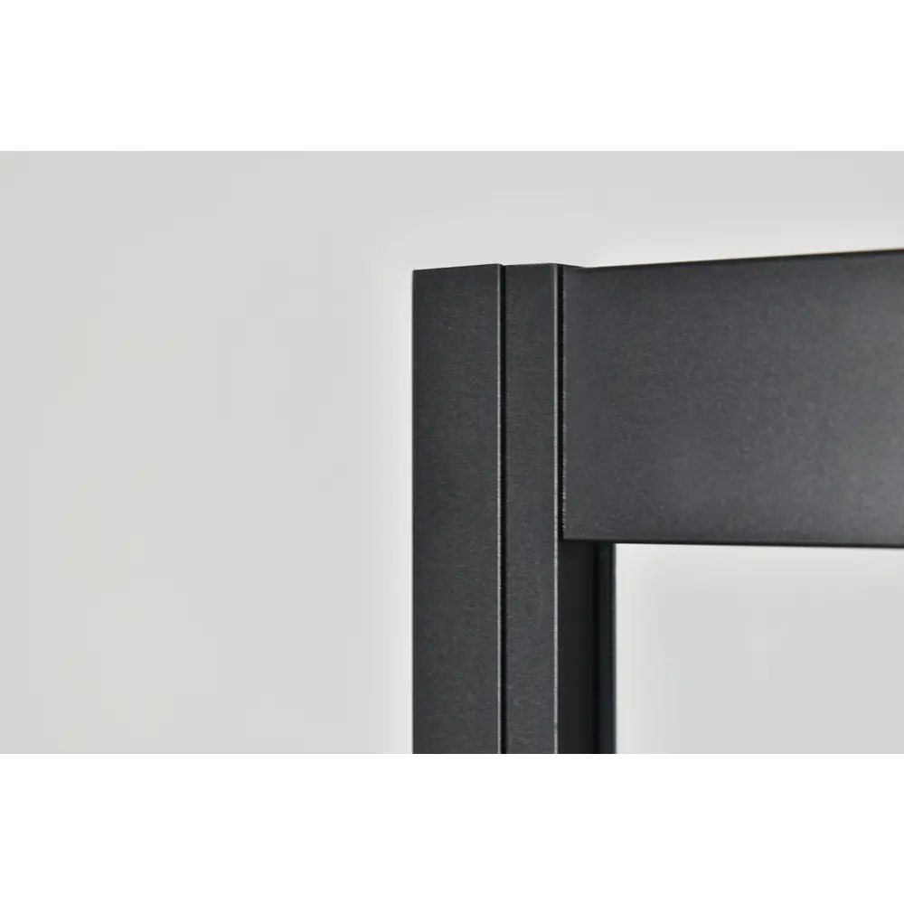 МЕТАКАМ Душевой уголок черный с прозрачным стеклом 80×80 см 89361545 Полукруг STLM-1444122 - Вид №4