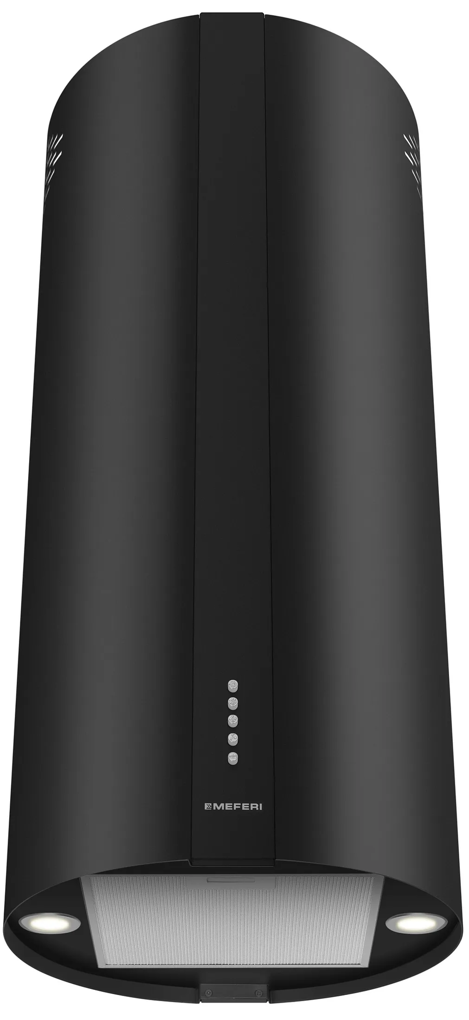 9243929 Вытяжка островная Meferi TUBE40BK ISLA POWER черный/черный STDN-0021846