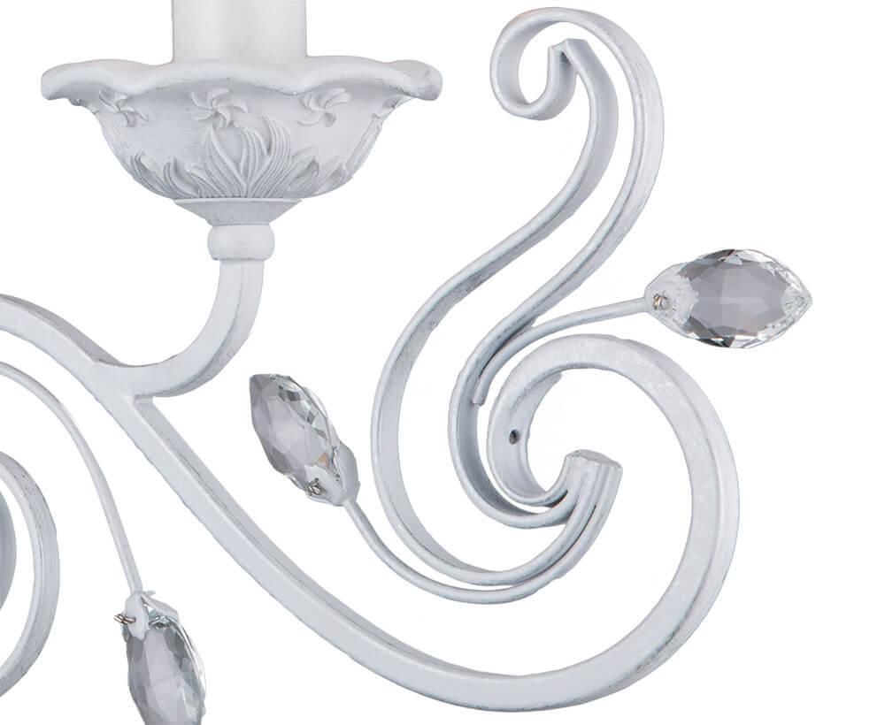 Бра с абажуром белое "Жасмин" 1002/1W-WS LUMIEN HALL ЖАСМИН 00-3930283 Белый  - Вид №2