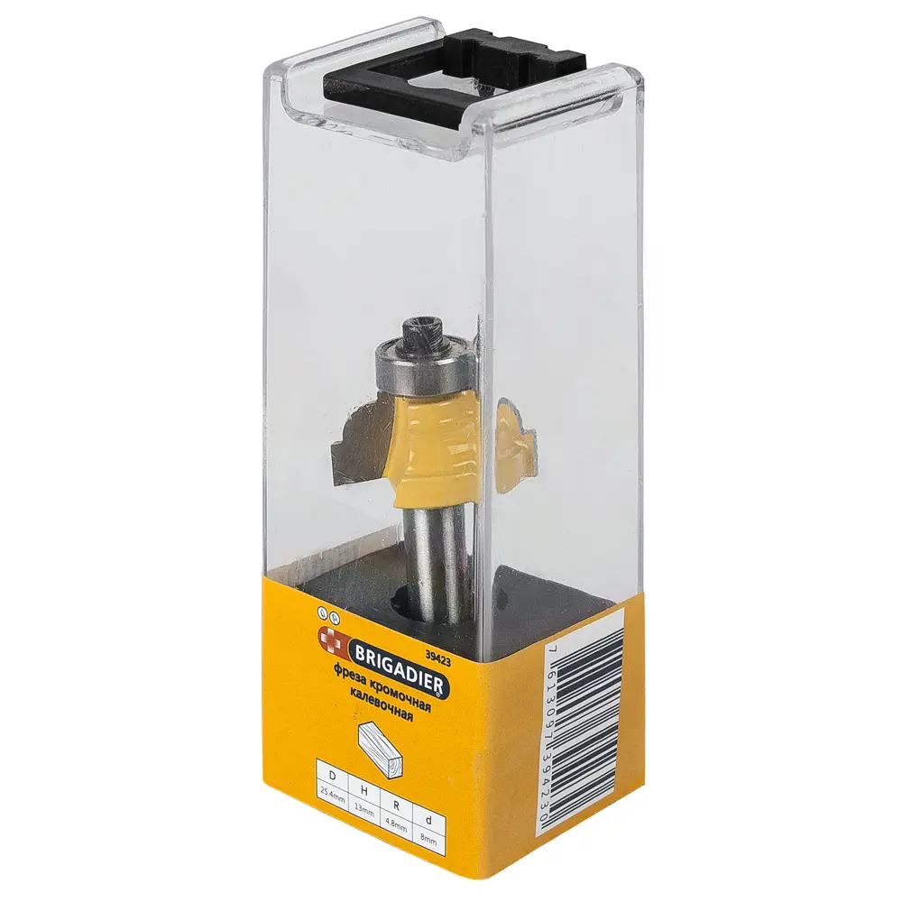 Фреза кромочная калевочная Brigadier, D25.4х13 мм STLM-2021237 - Вид №2
