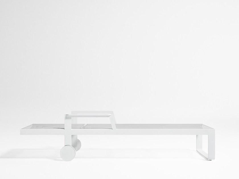 GANDIABLASCO Садовая кушетка Batyline® с подлокотниками Flat textil sun-id-1424597 - Вид №2