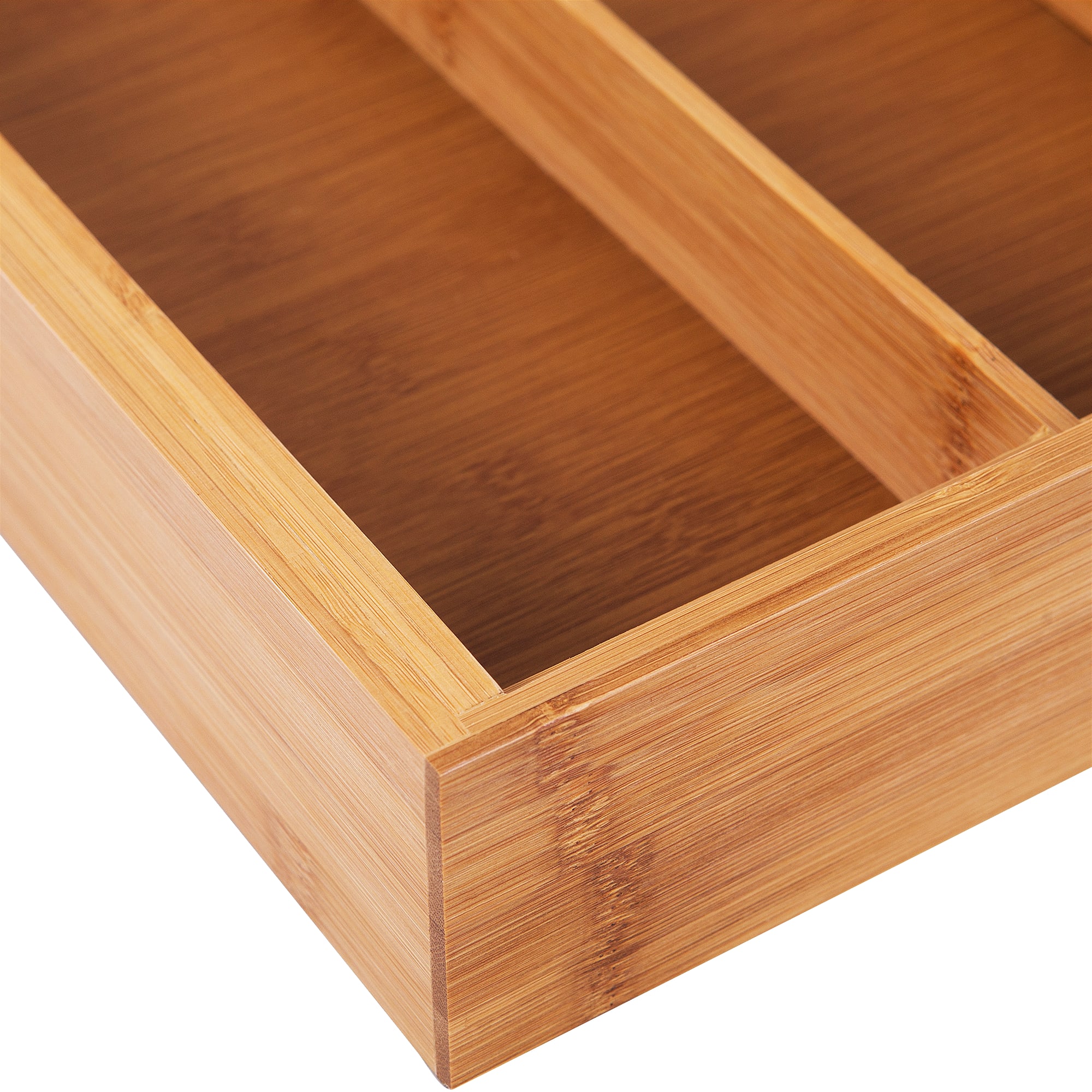 13070219 Лоток для столовых приборов раздвижной 33х6.5х46 см, бамбук Santreyd  - Вид №3